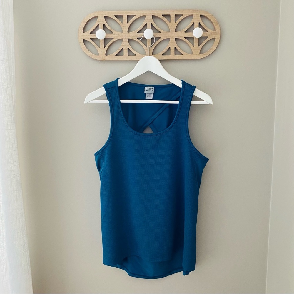C9 by Champion Work Out Tank Top Blue Sz Large